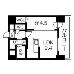 サムティ桑園レジデンスの物件間取画像